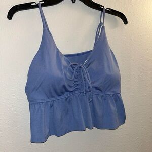 Light Blue Tankini with Ties